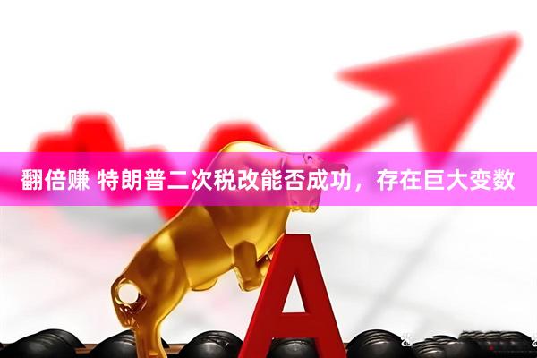 翻倍赚 特朗普二次税改能否成功，存在巨大变数